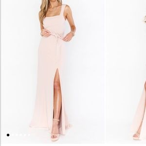 Show Me Your MuMu Paris Blush Pink Dress BNWT Medium